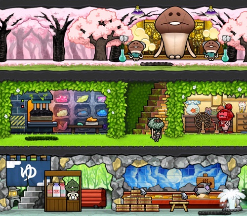 【なめこの巣】ホタル茸なかごろの装備作りは難易度高し！？両方75までとか鬼畜だなwww